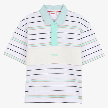 Stripe Polo - Mint Green