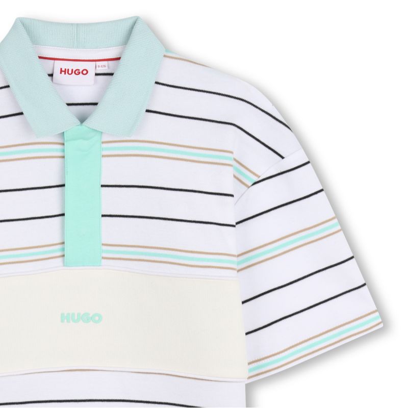 Stripe Polo - Mint Green