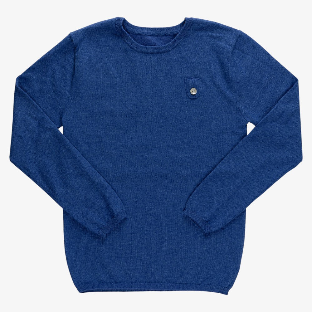 Knit LS Sweater - Blue