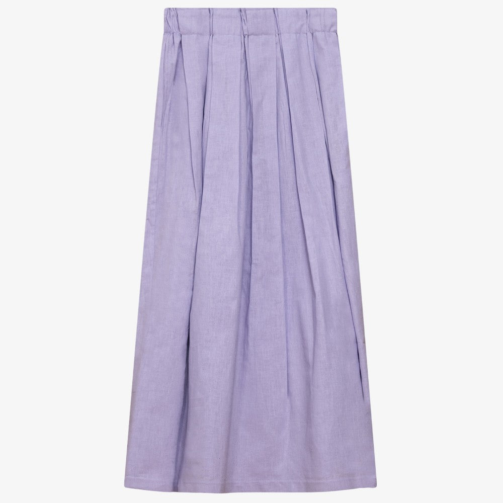 Gem Pleated Skirt - Lilac