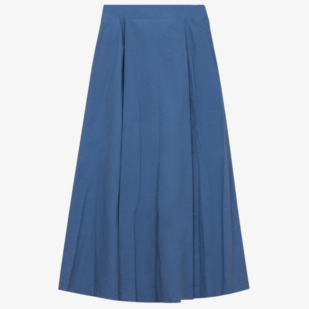 Font Pleat Skirt - Blue