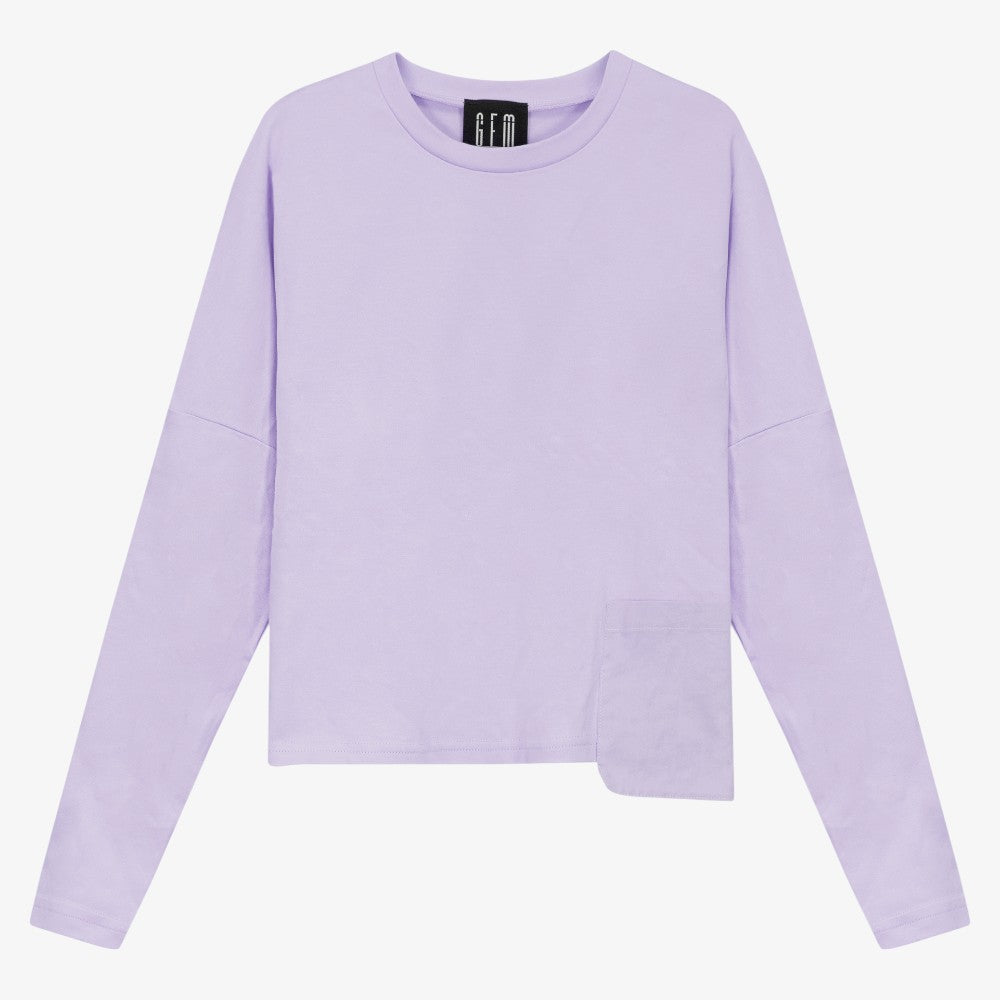 Cropped T-Shirt - Lilac