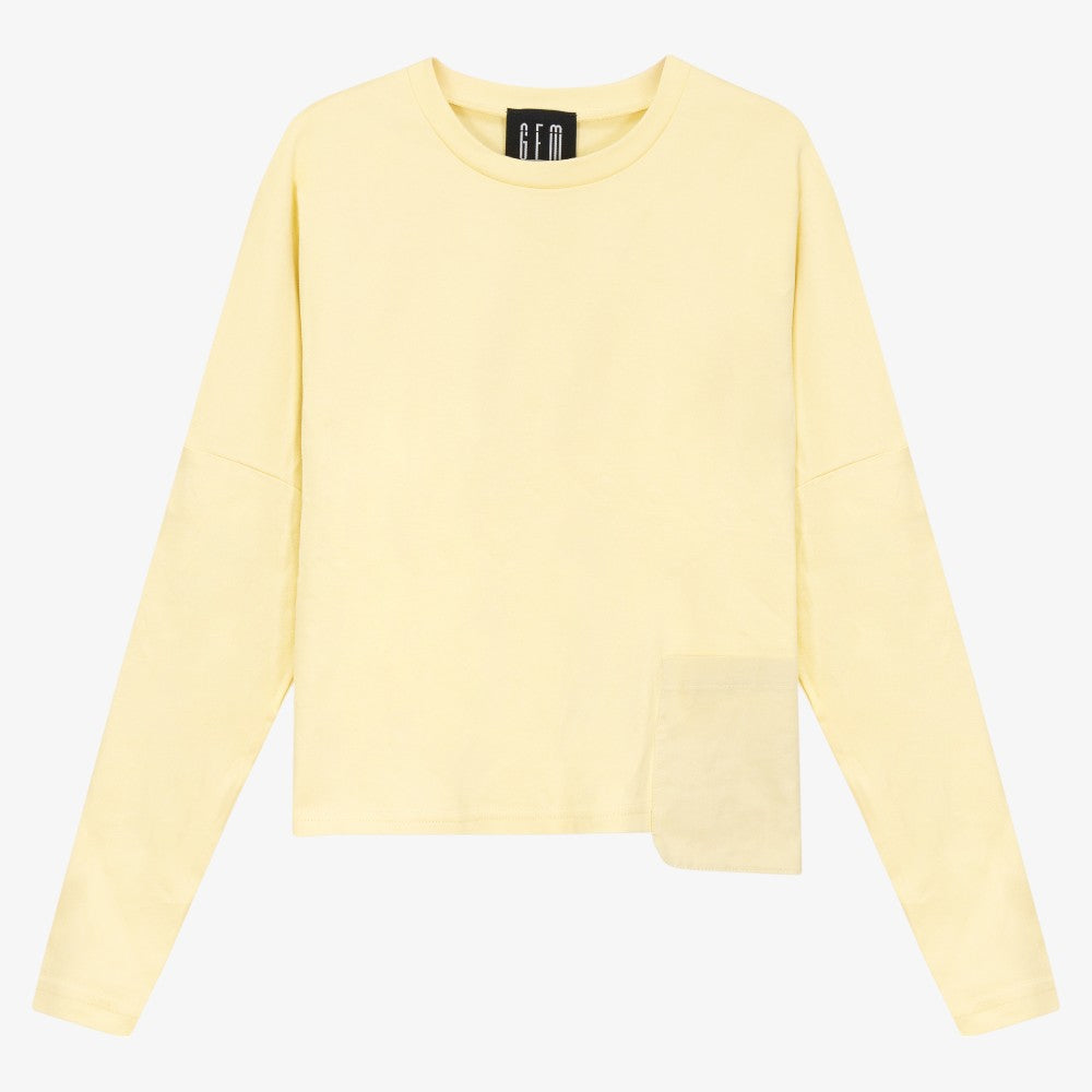 Cropped T-Shirt - Yellow