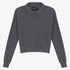 Collar Crew Sweater - Grey