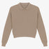 Collar Crew Sweater - Oat