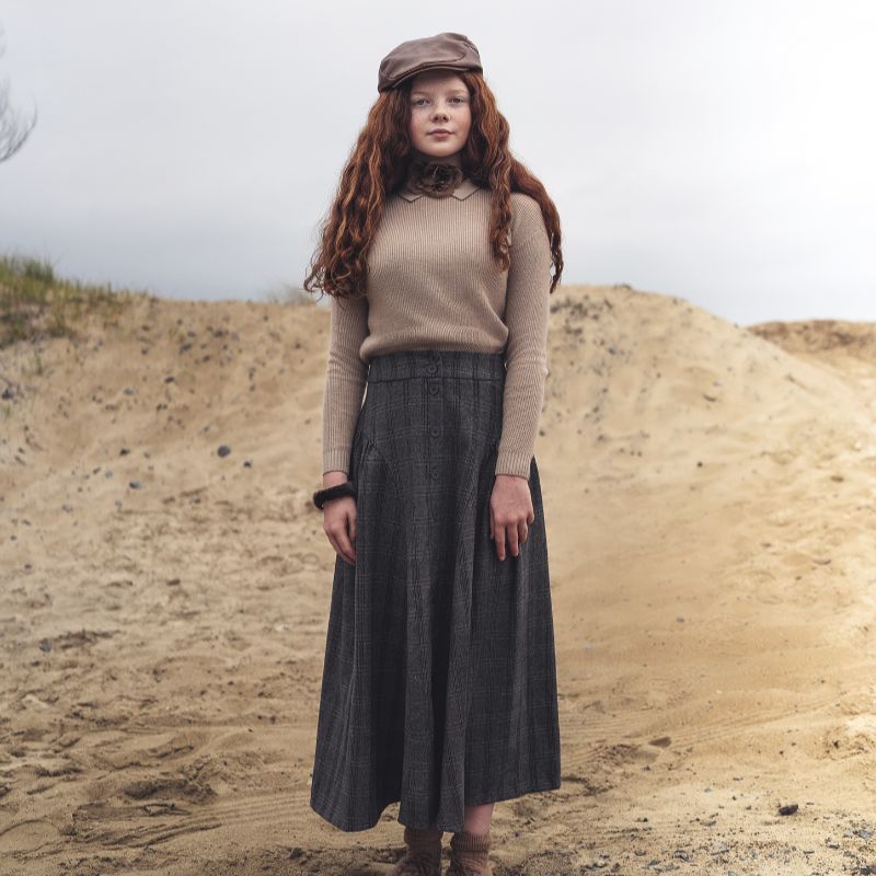 Collar Crew Sweater - Oat