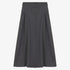 Gathered Button Skirt - Grey