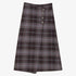 Wool Wrap Skirt - Plum