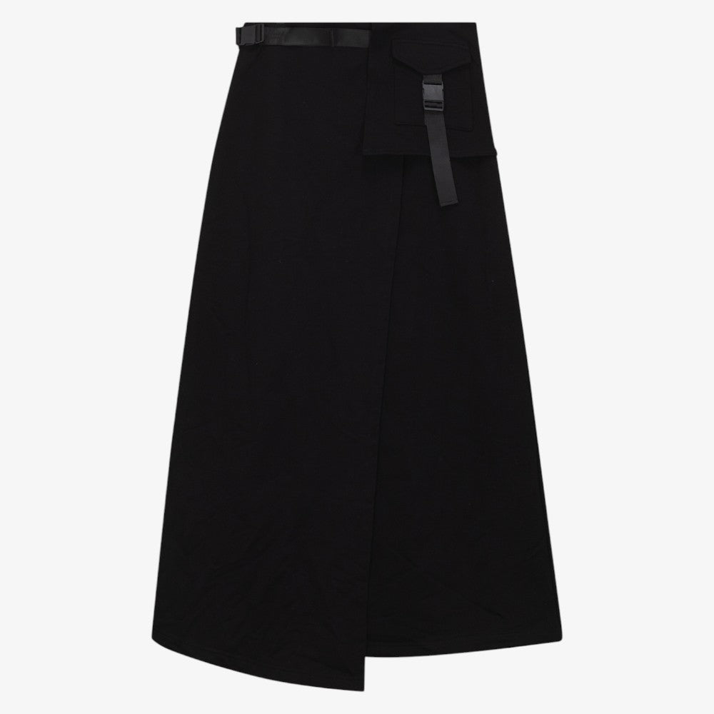 Cargo Pocket Skirt - Black