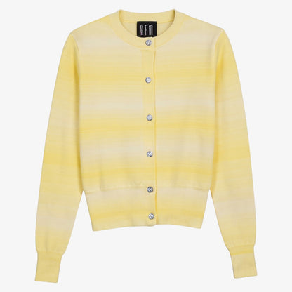 Bow Detail Cardigan - Yellow