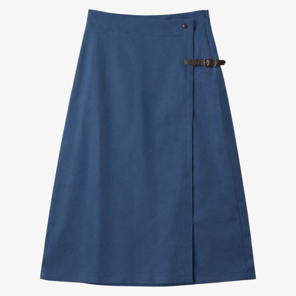 Wrap Skirt - Blue Denim