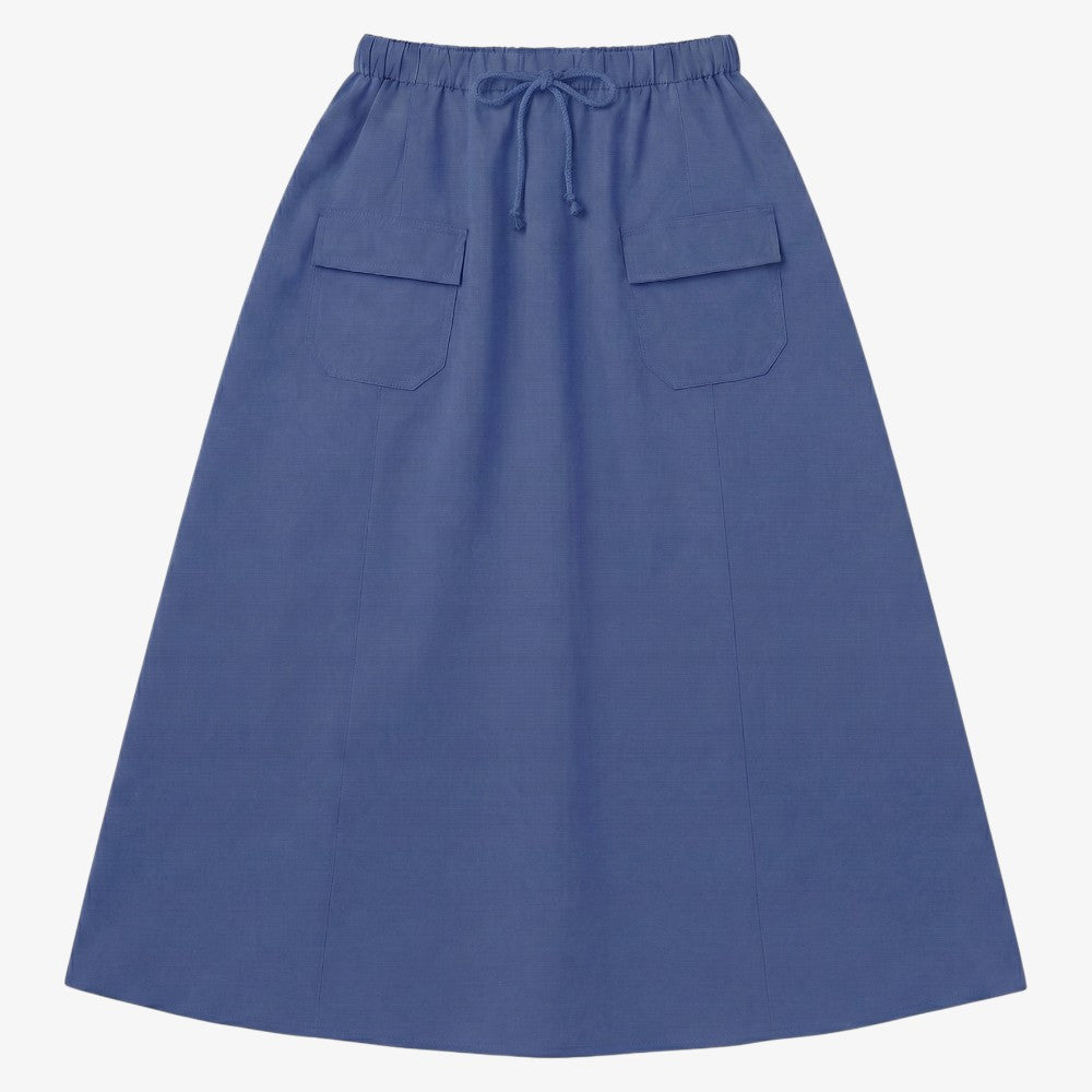 Cargo Pocket Skirt - Blue