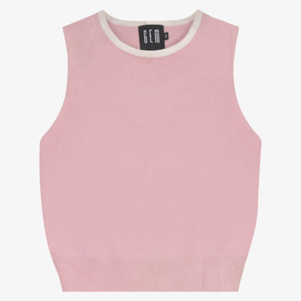 Mohair Cable Sweater - Pink
