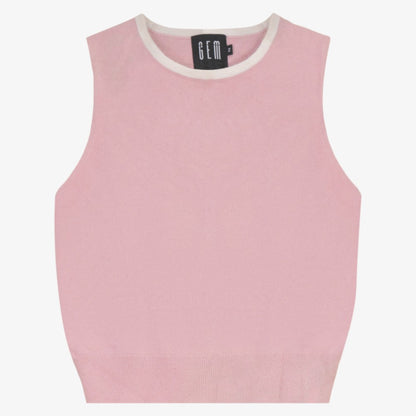 Mohair Cable Sweater - Pink