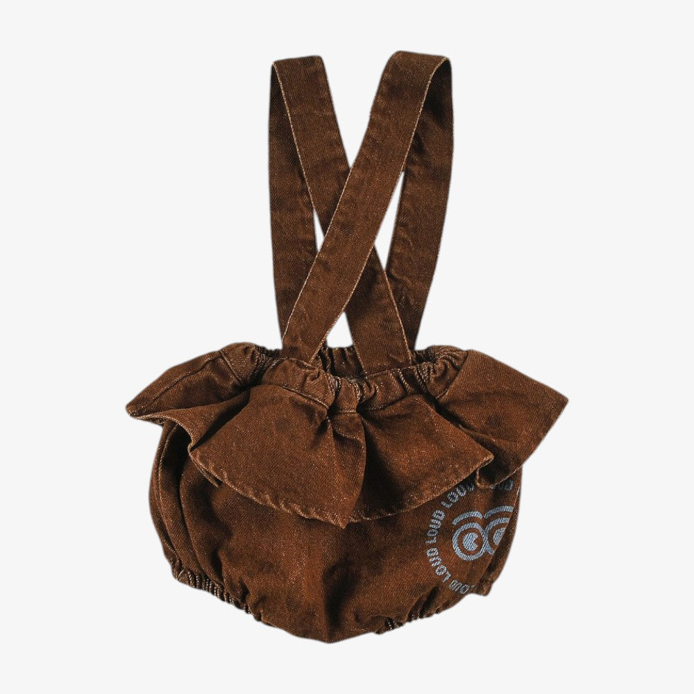 Logo Ruffle Bloomer - Choco