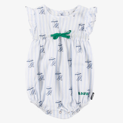 Logo Romper - Light Blue