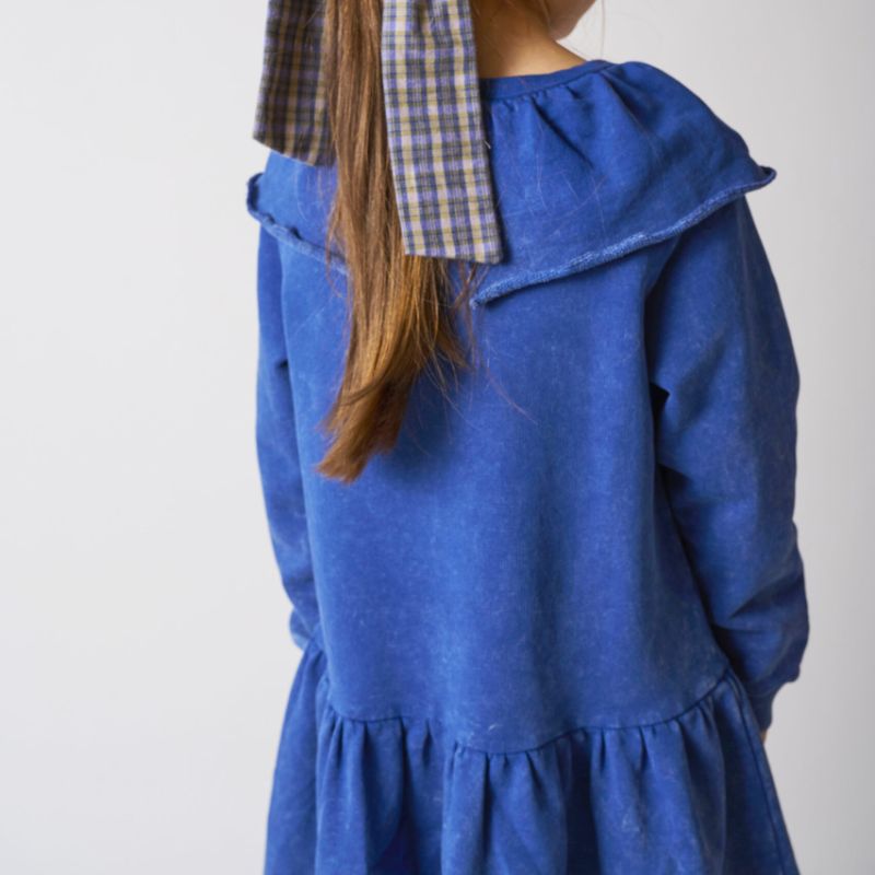 Collar Dress - Blue