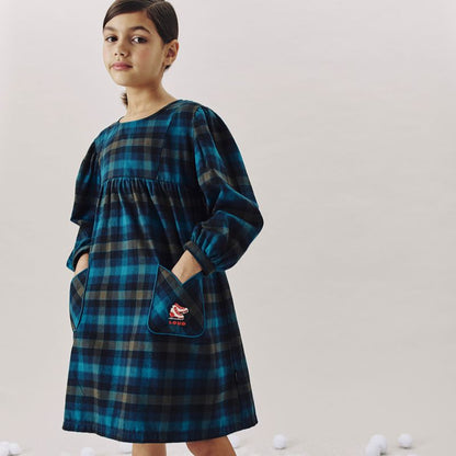 Tulip Pocket Dress - Check