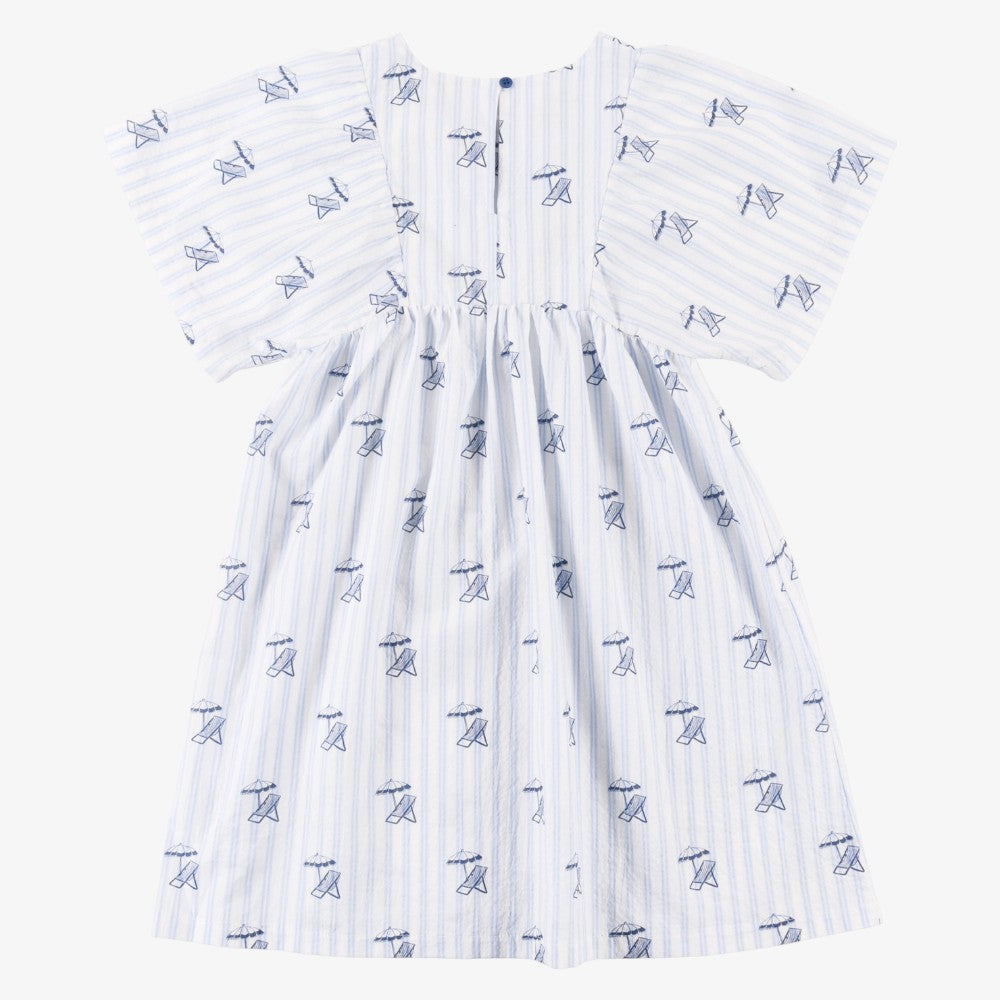 Logo Dress - Light Blue