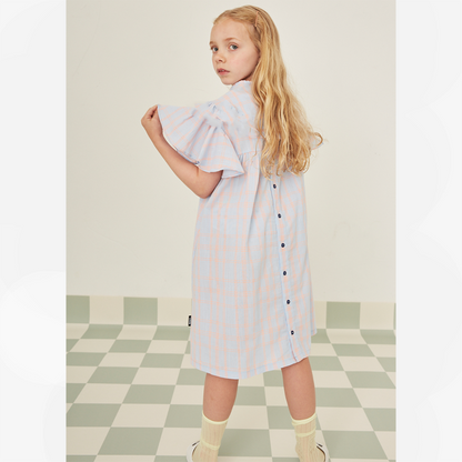 Delfino Dress - Neon Check