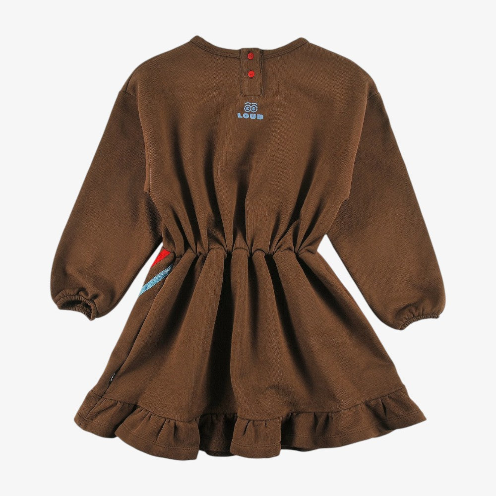 Stripe Dress - Fudge