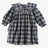 Collar Dress - Indigo Check