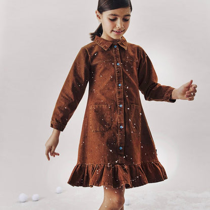 Polka Dot Dress - Choco