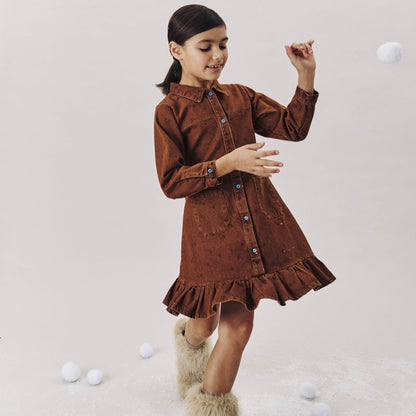Polka Dot Dress - Choco