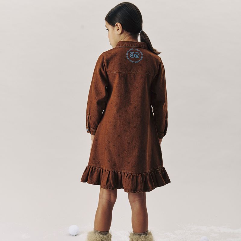 Polka Dot Dress - Choco