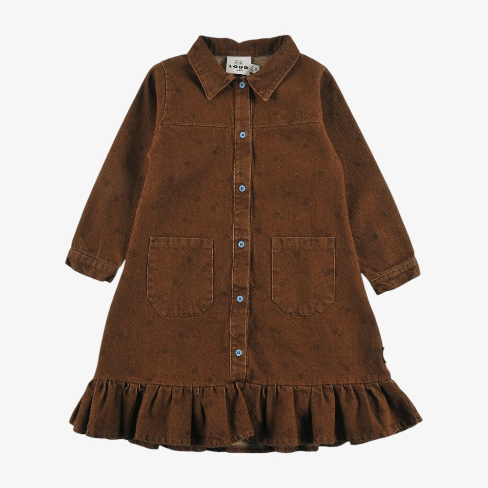 Polka Dot Dress - Choco