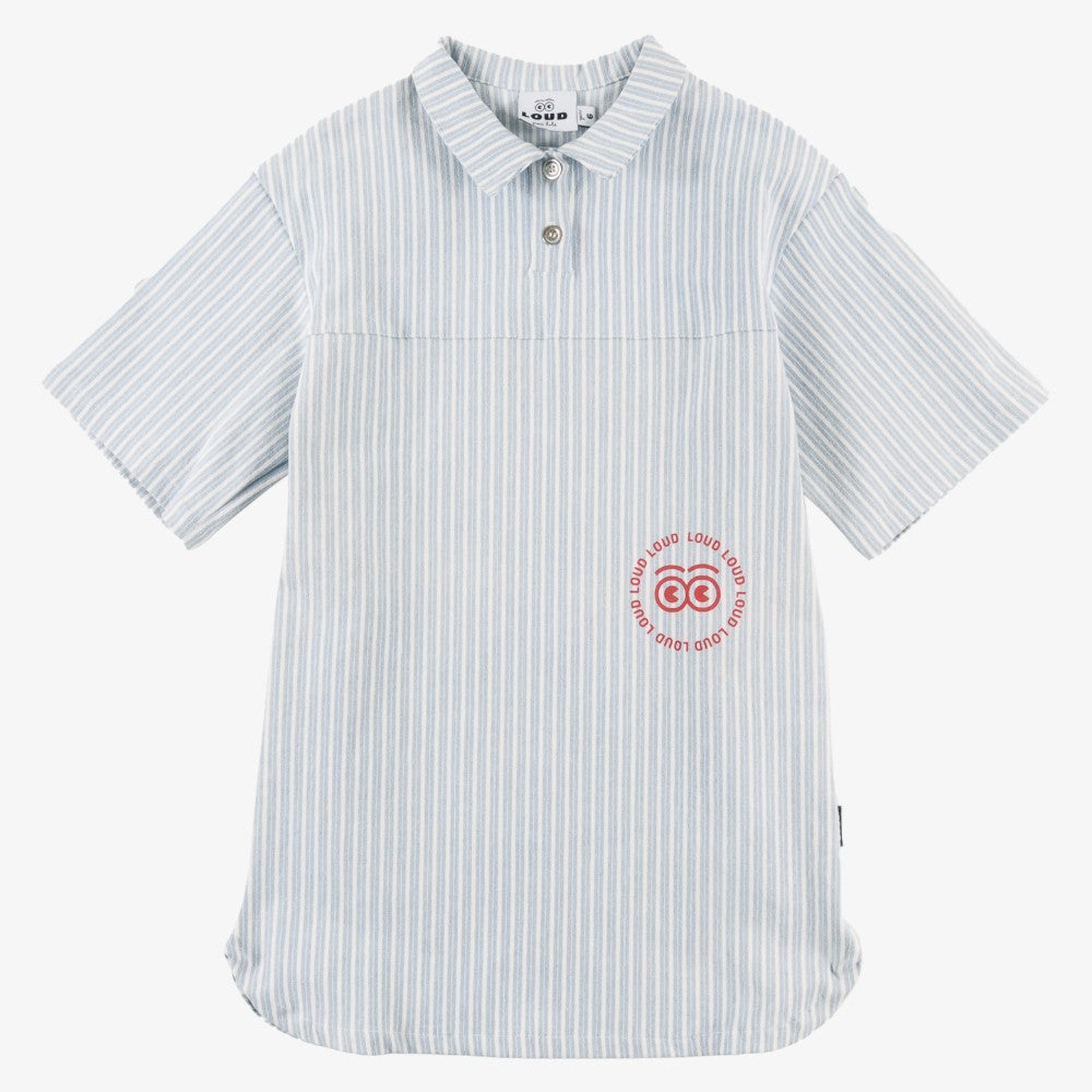 Eyes Logo Dress - Denim