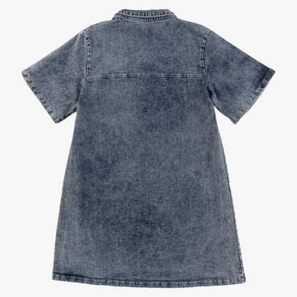 Pocket Dress - Blue Stone Wash