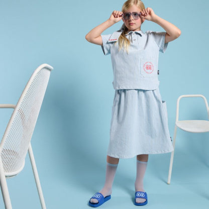 Eyes Logo Skirt - Denim