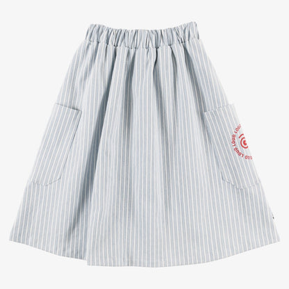 Eyes Logo Skirt - Denim