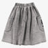 Time Midi Skirt - Light Grey