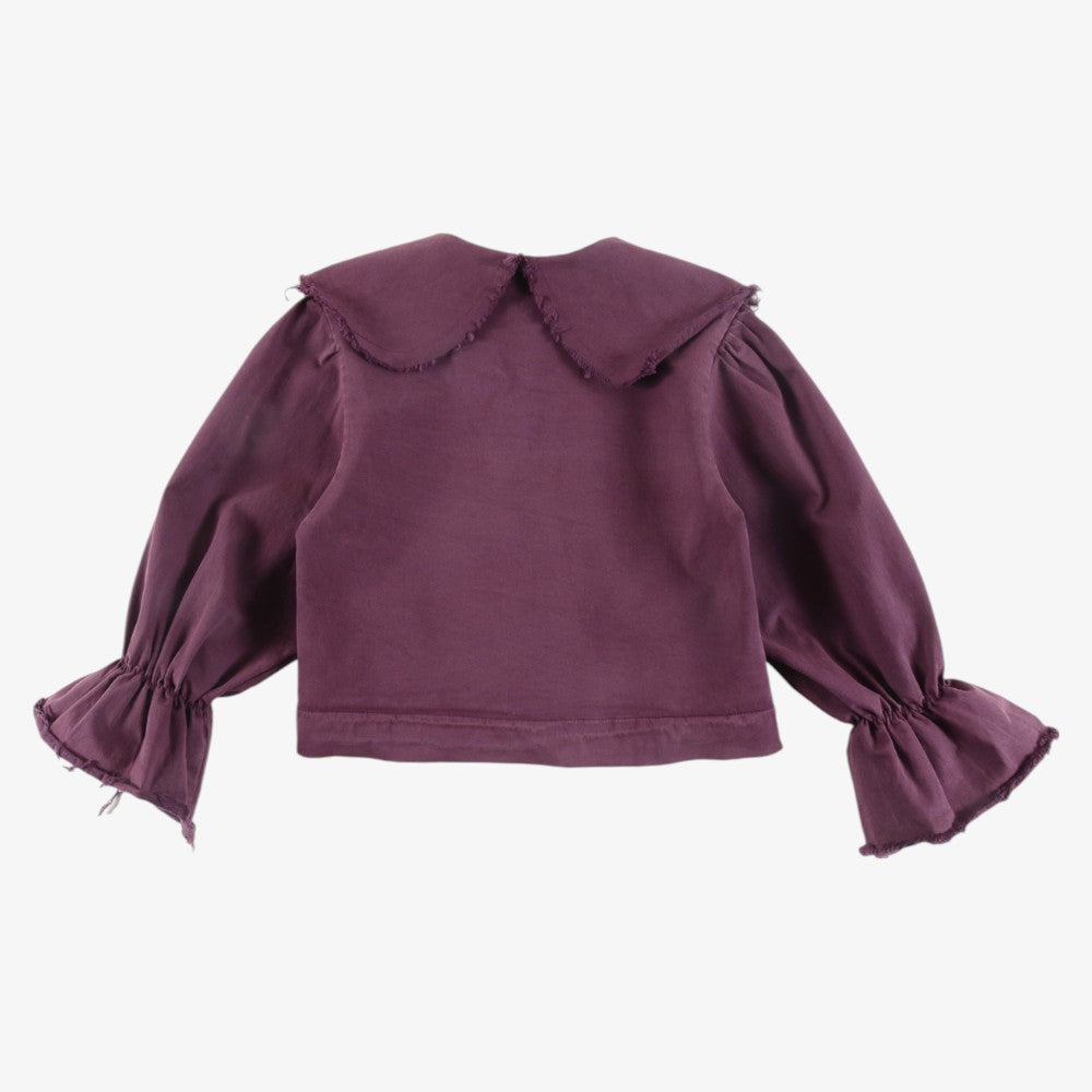 Collar Shirt - Grape Wine