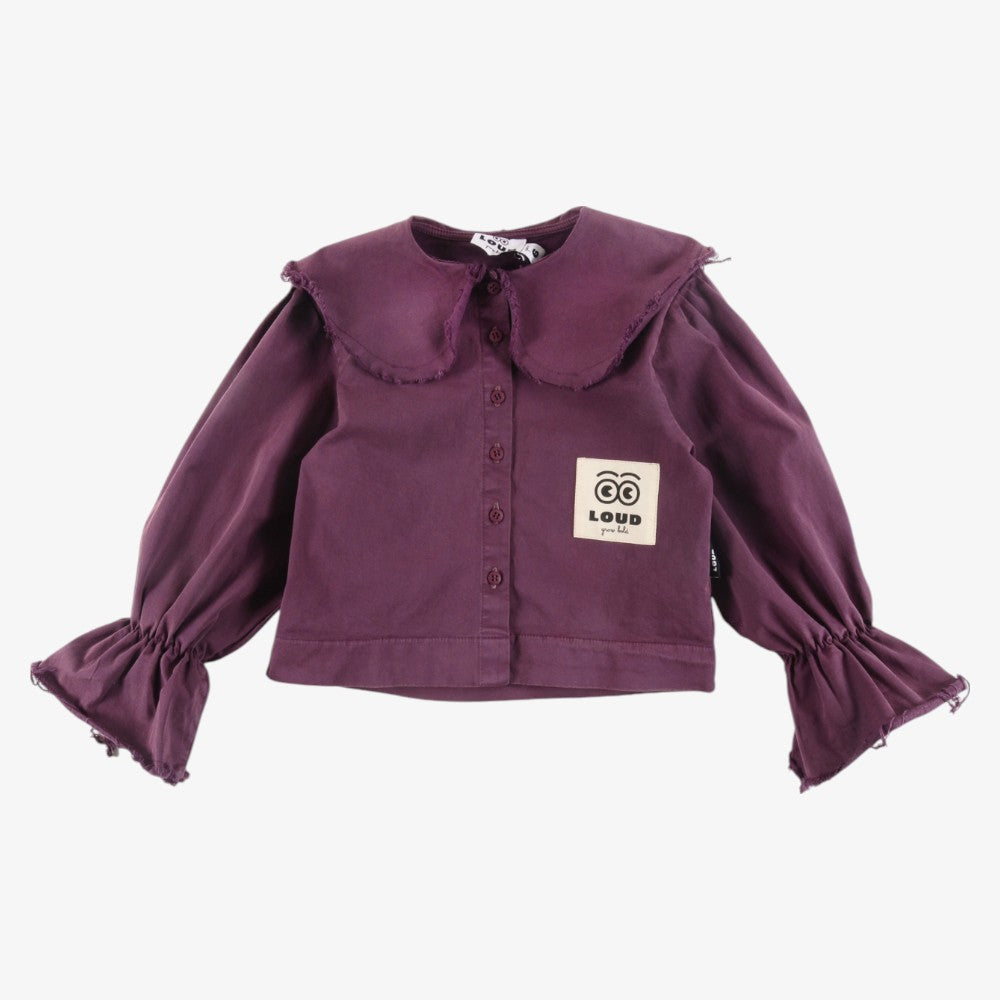 Collar Shirt - Grape Wine