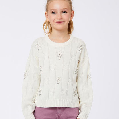 Minime Sweater - White