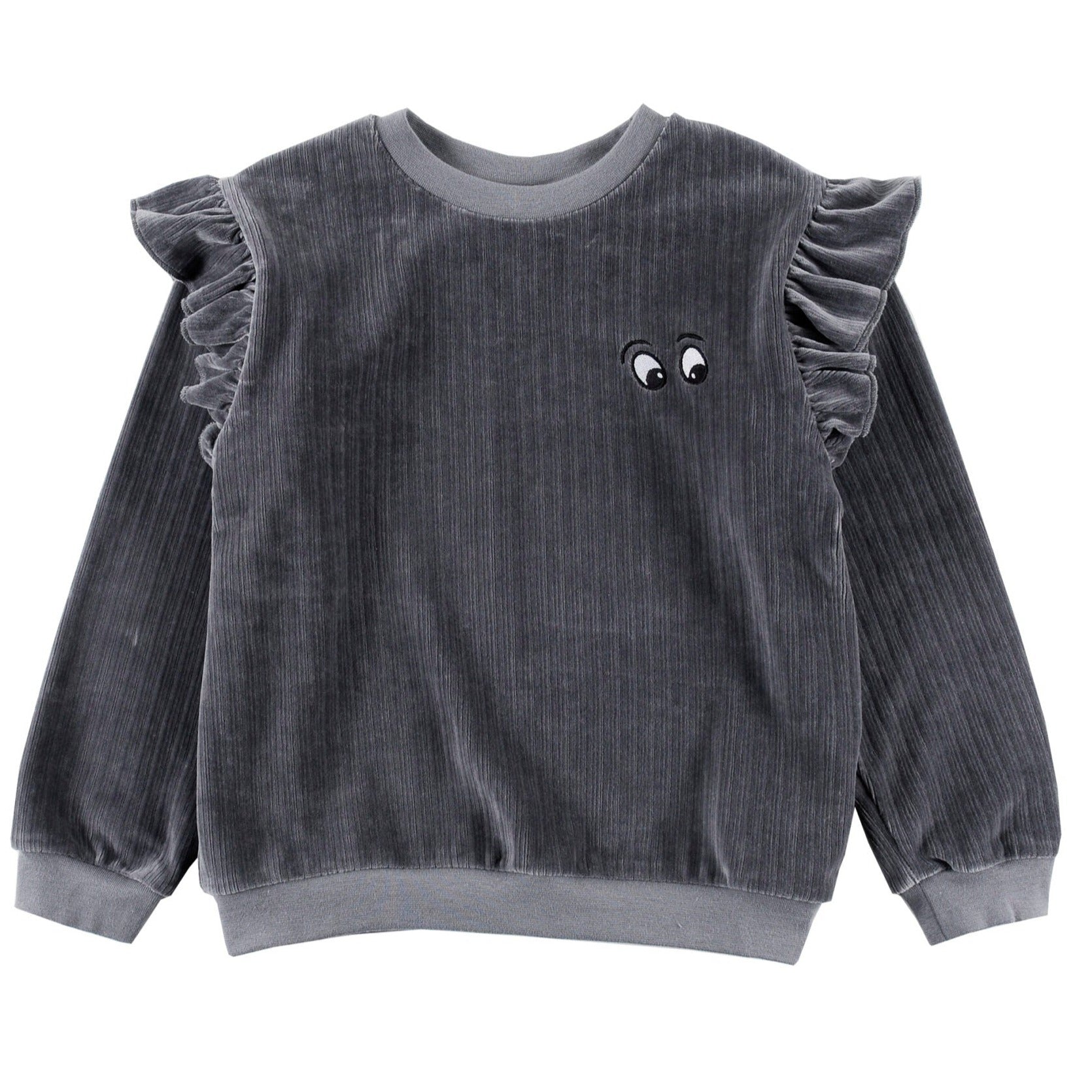 Loud Apparel Ruffles Sweater - Asphalt
