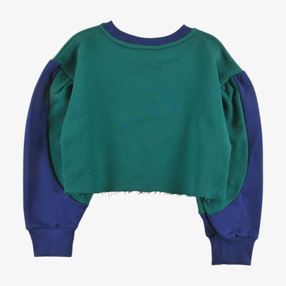 Color Block Sweater - Green