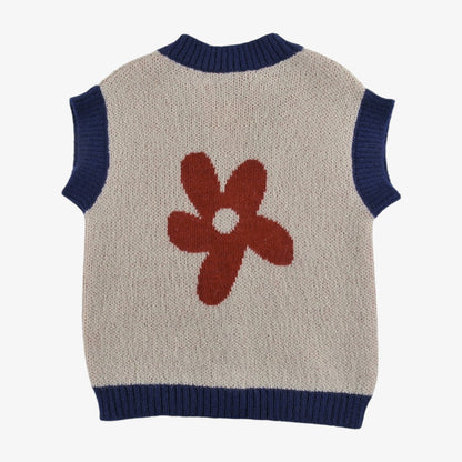 Flower Vest - Sand