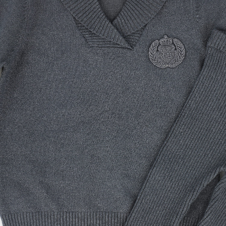 Wrap Neck Set - Grey