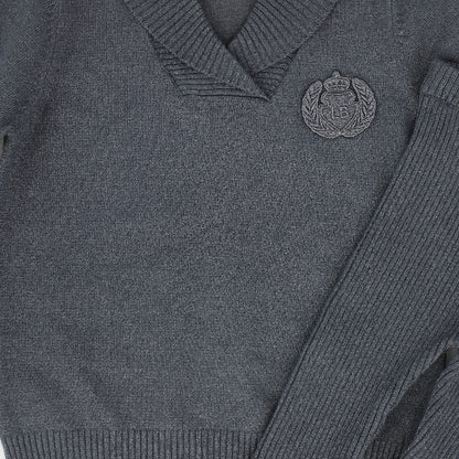 Wrap Neck Set - Grey