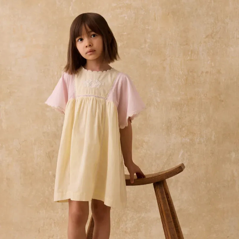 Bloom Dress - Pink &amp; Yellow