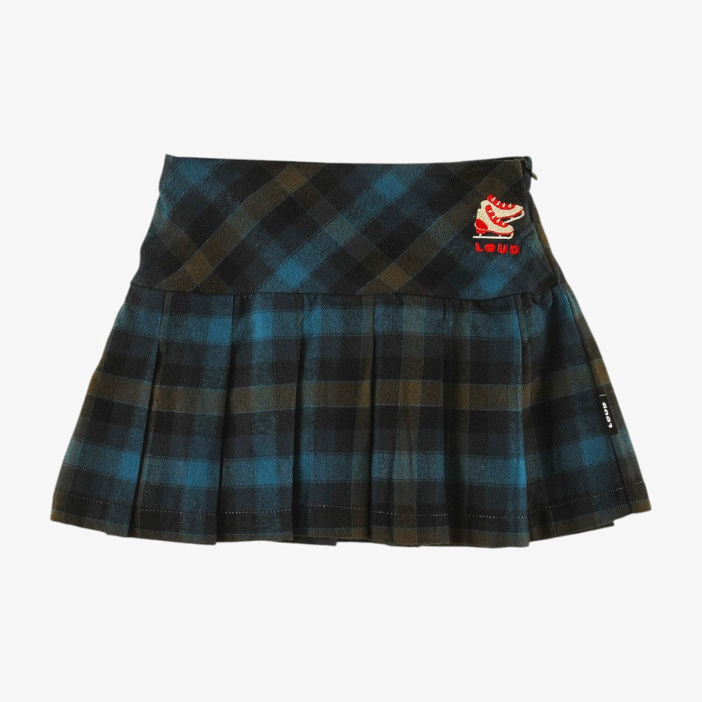 Pleat Skirt - Check