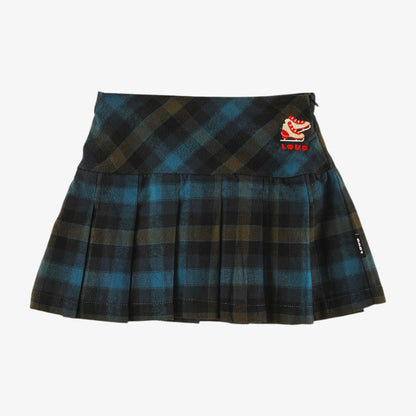 Pleat Skirt - Check