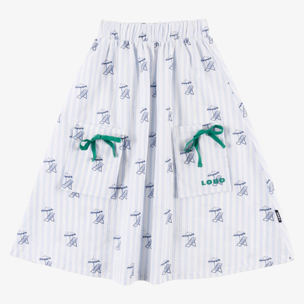 Logo Skirt - Light Blue