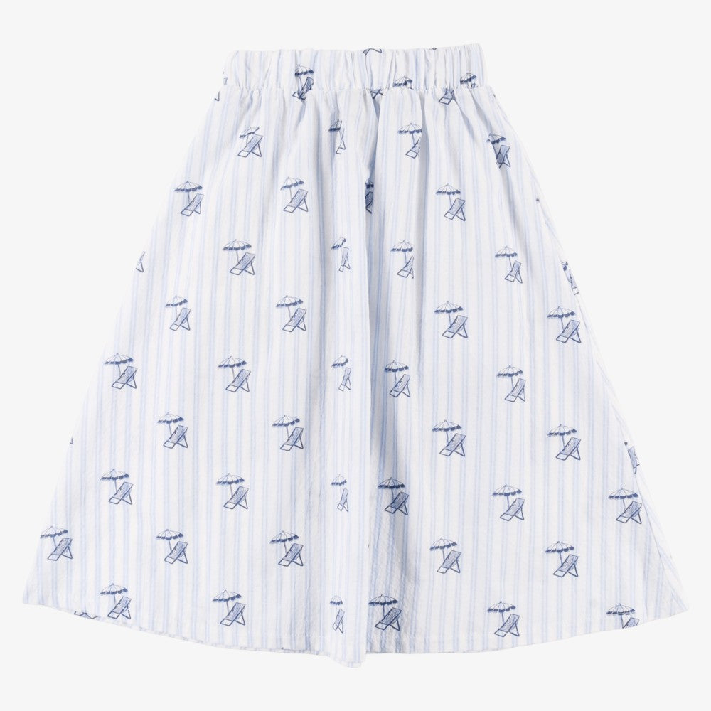 Logo Skirt - Light Blue