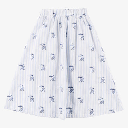Logo Skirt - Light Blue