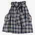 Friendly Midi Skirt - Indigo Check